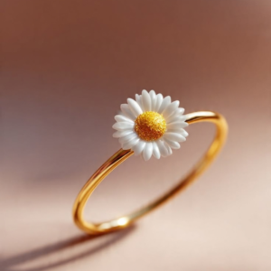 Handmade Plain Floral Ring