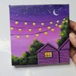 Night Canvas Painting