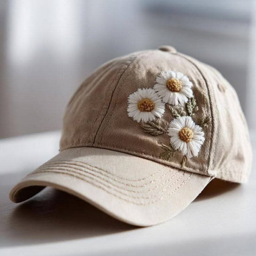 Floral Breeze Aesthetic Cap